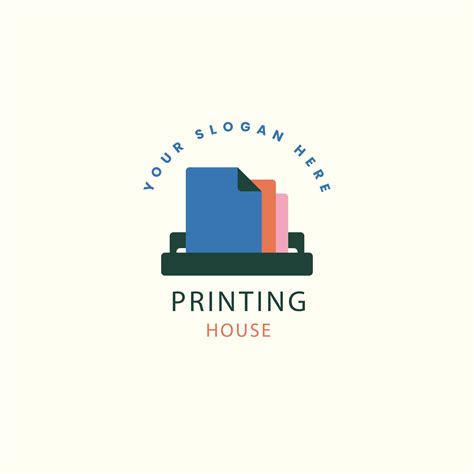 Simple Printing Logo Design 的图像结果