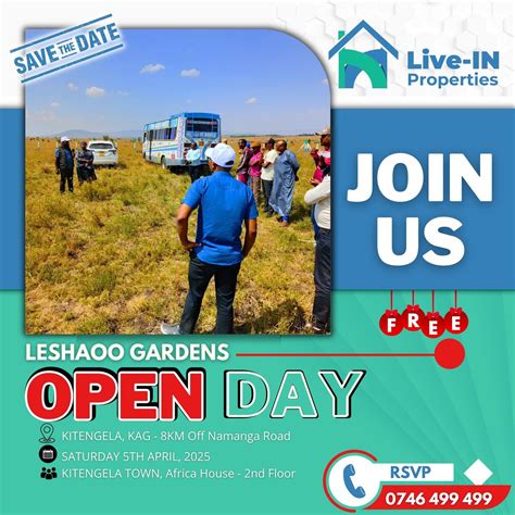 LESHAOO GARDENS OPEN DAY - KITENGELA, Kitengela, Nairobi, 5 April 2025 ...