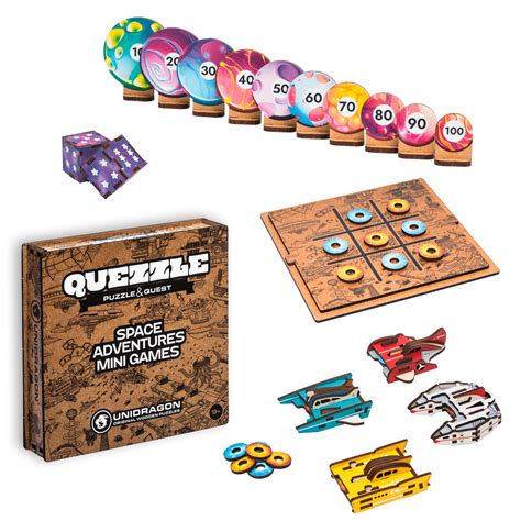 Quezzle Space Adventures mini-games – Unidragon