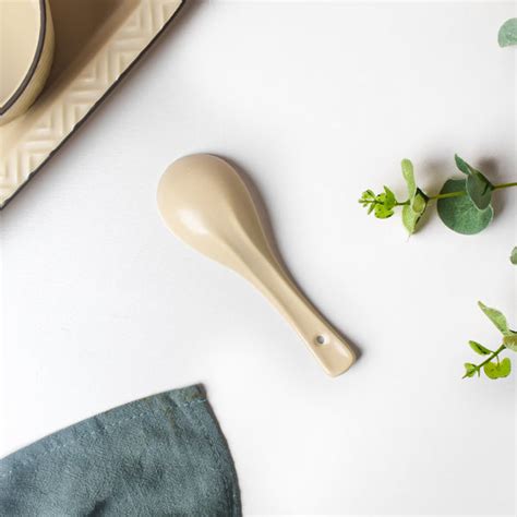 Crème De La Crème Ceramic Soup Spoon