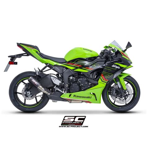 SC-Project CR-T carbon exhaust for KAWASAKI NINJA ZX-6R 2024 Part ...