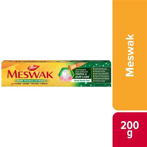 Dabur Meswak Complete Tooth & Gum Care Toothpaste, 200 gm Price, Uses ...