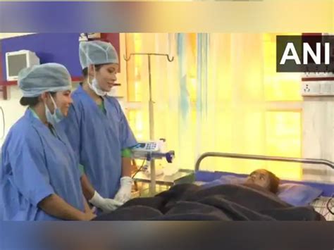 A 16-kg tumor was removed from the abdomen of a 20-year-old woman after ...