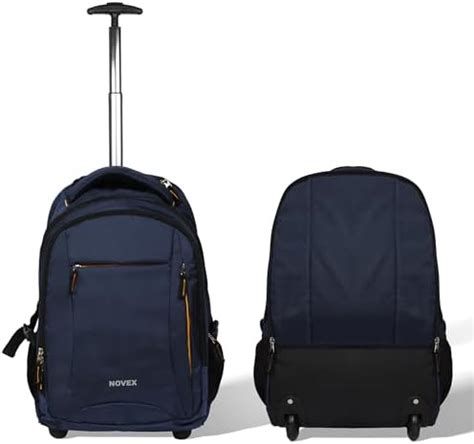 Buy C Comfort Leather Backpack Bag for Men and Women | Brown Trolley ...