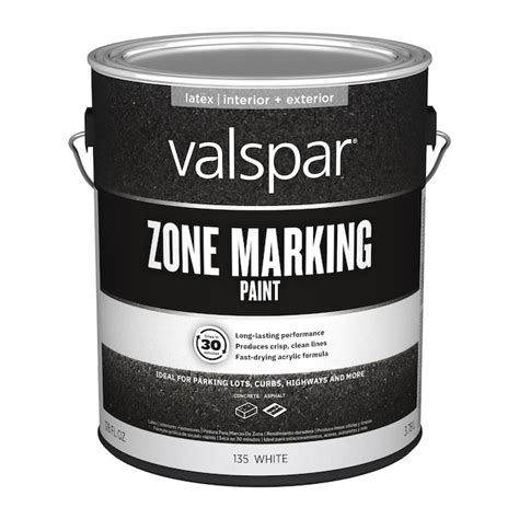 Valspar Zone White Latex Marking Paint (1-Gallon) 024.0000135.007 at ...