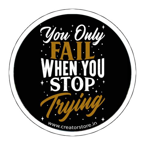 Never stop Trying Laptop Sticker – Creator Store