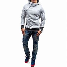 Image result for Men's Zipper Hoodie Sweatshirt