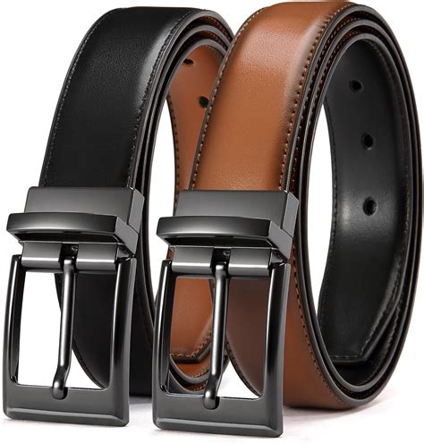 CHAOREN Leather Reversible Belt for Men - Double India | Ubuy