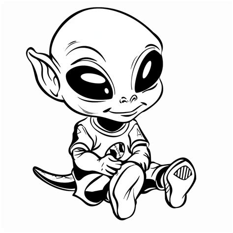 Image result for Alien Coloring Pages