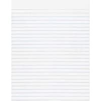 Pacon Composition Paper, 8 1/2"X11", 3/8" No Margin, White, 500 sheets ...