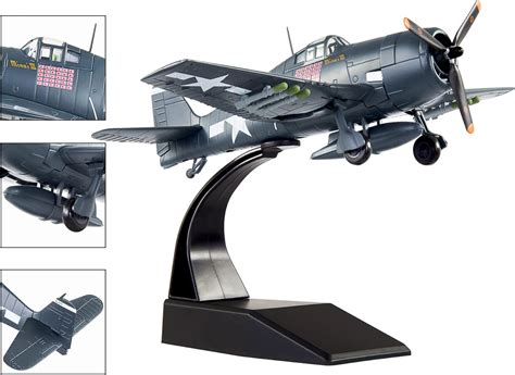 Buy Busyflies Fighter Jet Model 1/72 Scale Grumman F6F Hellcat Plane ...