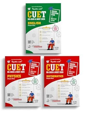 Together with CUET UG & NCET 2026 Question Banks | Combo Set of 3 Books ...