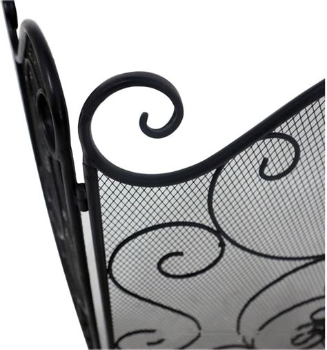 UhyOHF Furnace Fireguards Mesh Iron Fireplace Mantel Black India | Ubuy