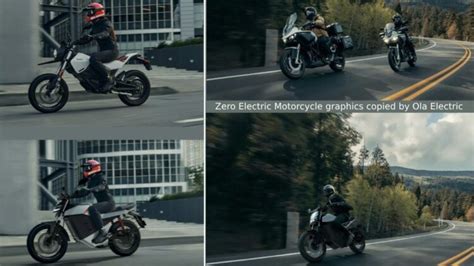 Ola Electric Copies Hero’s Zero Motorcycles Official Images