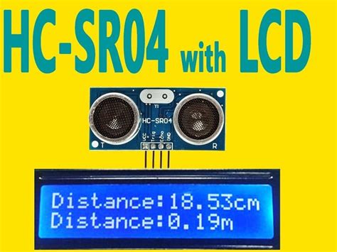 Ultrasonic Sensor with LCD Display Arduino 的图像结果