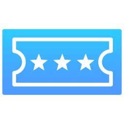 Ticket - Free entertainment icons