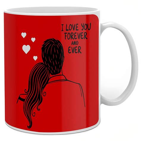 Buy Paperholic Creations Ceramic I Love You Forever Romantic Valentine ...