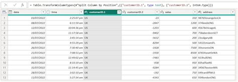 Splitting Multiple Columns in Power Bi Query Editor 的图像结果