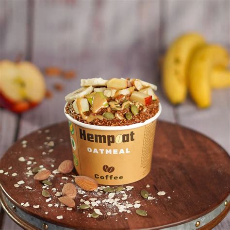 High protein oatmeal cups – Hempoat
