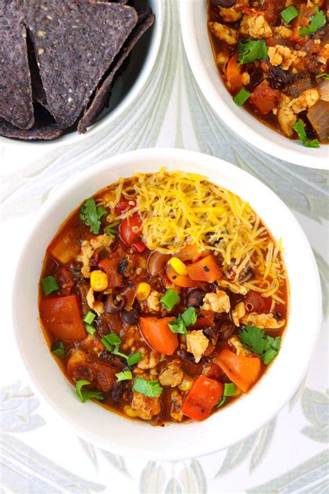 Spicy Ground Chicken Chili - That Spicy Chick