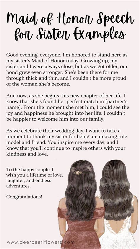 Already Written Maid Of Honor Speeches at Mia Fortune blog