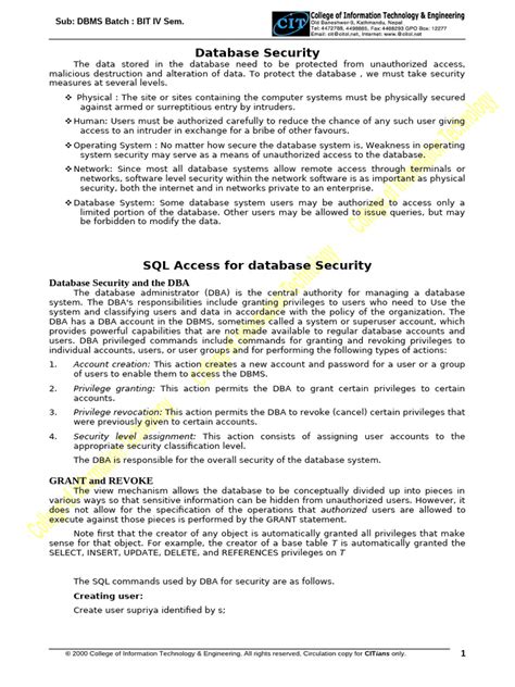 Image result for Database Security PDF