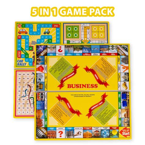 Buy Ratna's 5 in 1 Business Game Junior with Money Notes | Fun Board ...