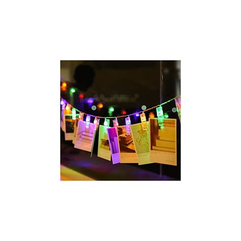 Magnoloran LED Photo Clips Remote String Lights, 50 | Ubuy India