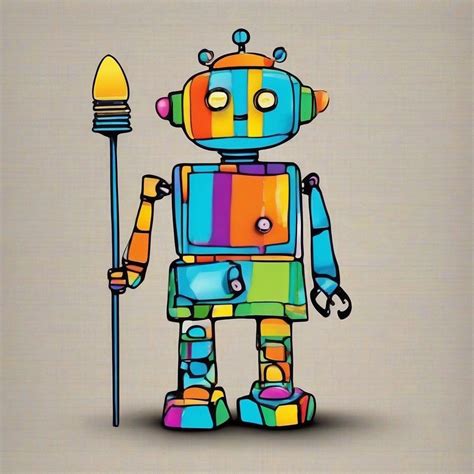 Image result for Colorful Robot