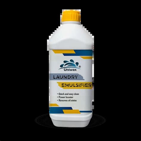 Uniwax Laundry Emulsifier / Detergent Booster and Oil Stain Remover