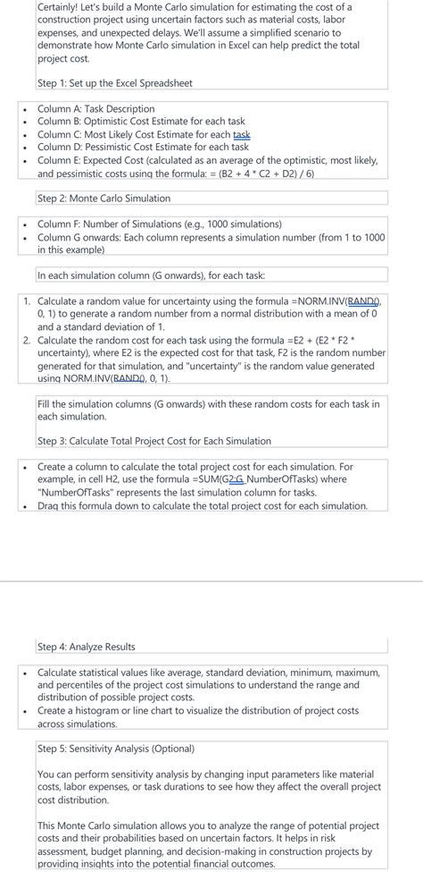 Monte Carlo Simulation of Project Schedule Using SPSS 的图像结果
