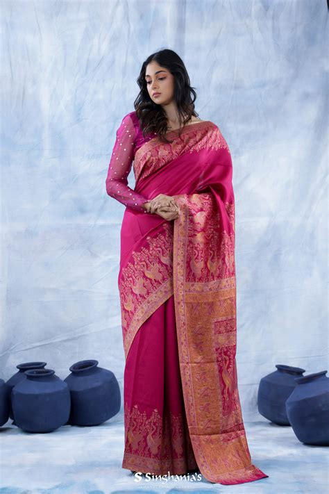 Best Kashmiri Kani Sarees Online | Singhania's