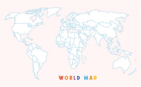 Free Printable World Map Without Labels