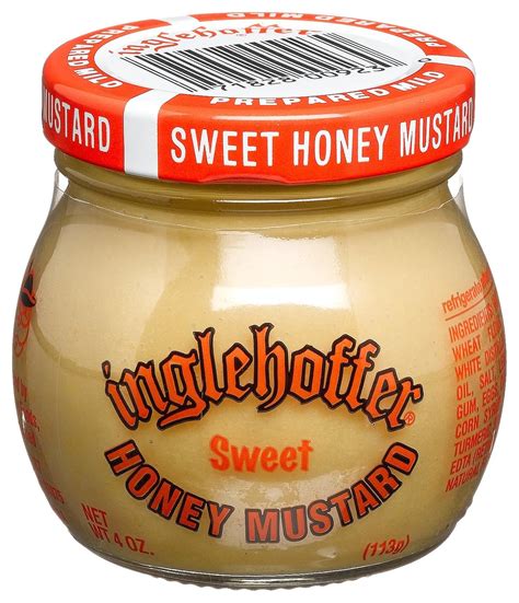 Amazon.com : Inglehoffer Mustard, Sweet Honey, 4-Ounce Jars (Pack of 12 ...