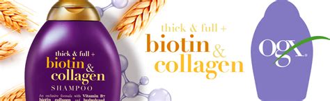 Buy OGX Thick & Full + Biotin & Collagen Volumizing Shampoo for Thin ...