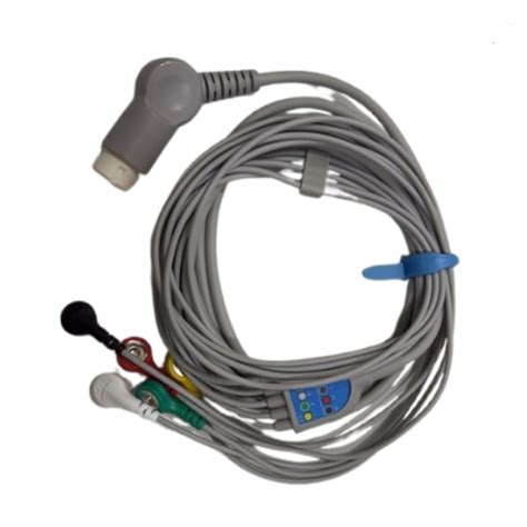 VSUREMED ECG Cable 5 lead Compatible with Phillips monitor 12 PIn ...