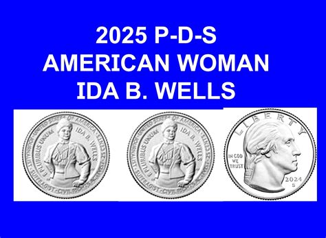 2025 P-D-S Ida B. Wells American Women Quarter 3 Coin Set 2025-016 | eBay