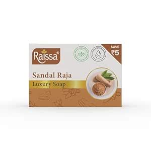 Buy Raissa Sandal Raja Luxury Soap 25g (Pack of 30) | Pure Sandalwood ...