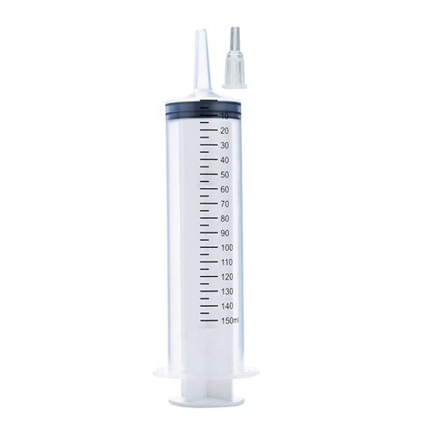 A AKRAF 150ml Syringe with Tip Adapter, Large Plastic India | Ubuy