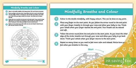Mindful Breath Doodle for Kids