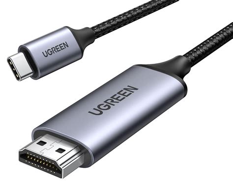UGREEN 4K@60Hz USB C to HDMI Cable 2M, Type C Thunderbolt 4/3 Video ...