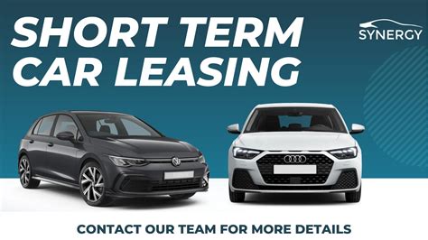 Short Term Car Leasing - 12 Month Lease Deals UK | Synergy Car Leasing