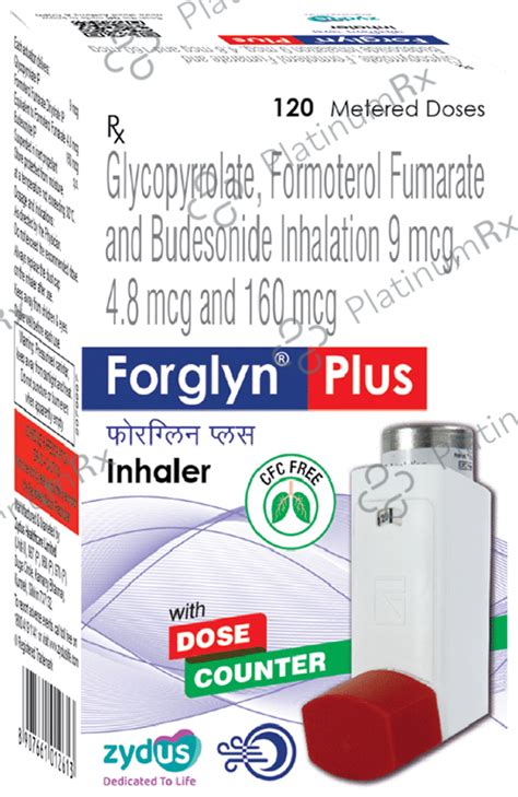 Forglyn Plus Inhaler CFC Free 120MDI - Save 26% on Substitute Medicine