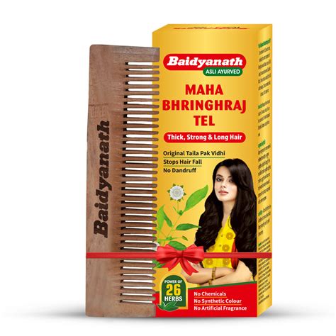 Baidyanath Mahabhringraj Oil Med Ayurvedic Hair Oil With No Added Chem ...