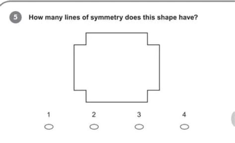 How many lines of symmetry does this shape have? 0 2 3 4 - Brainly.in