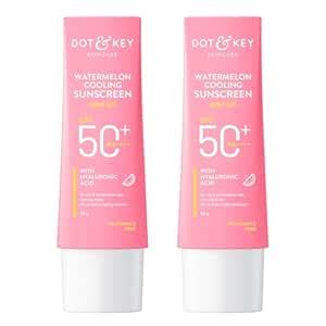Dot & Key Watermelon Hyaluronic Cooling Sunscreen SPF 50 PA+++ Combo ...