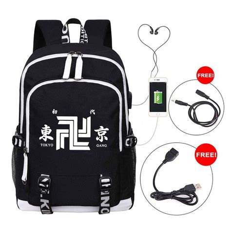 Buy Taicanon Animey Tokyo Revengers Cosplay Manjiro Laptop Backpack ...