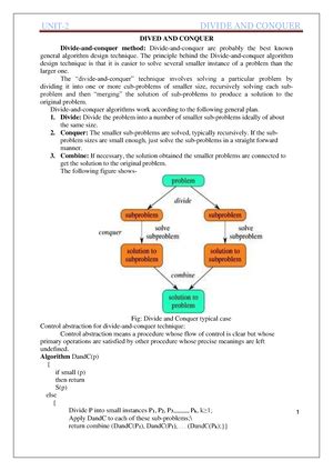Daa full notes - Find: To perform find operation, along with the tree ...
