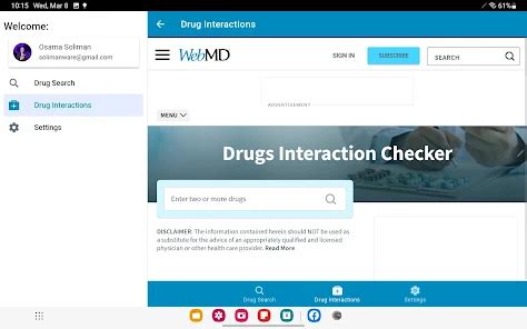 Image result for WebMD Drug Interactions