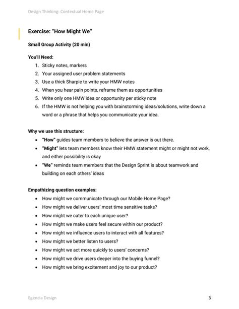 Design Thinking Problem Statement Worksheet 的图像结果